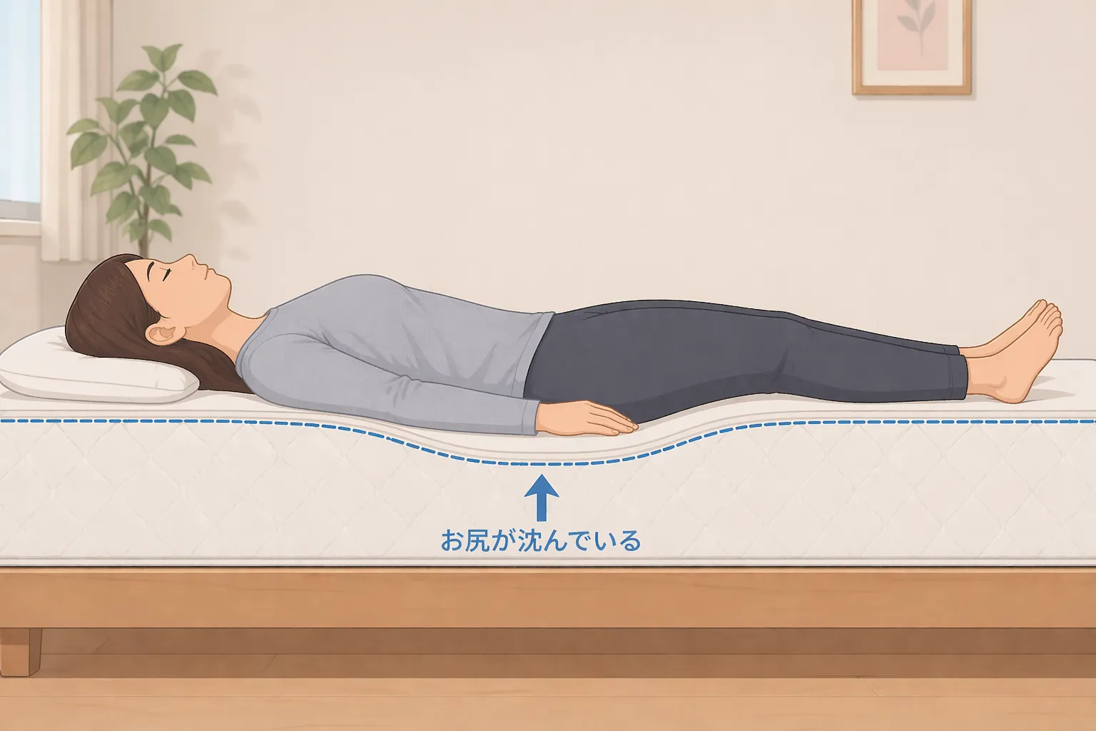 睡眠時、起床時の腰痛はここにもきっかけがあるんです。