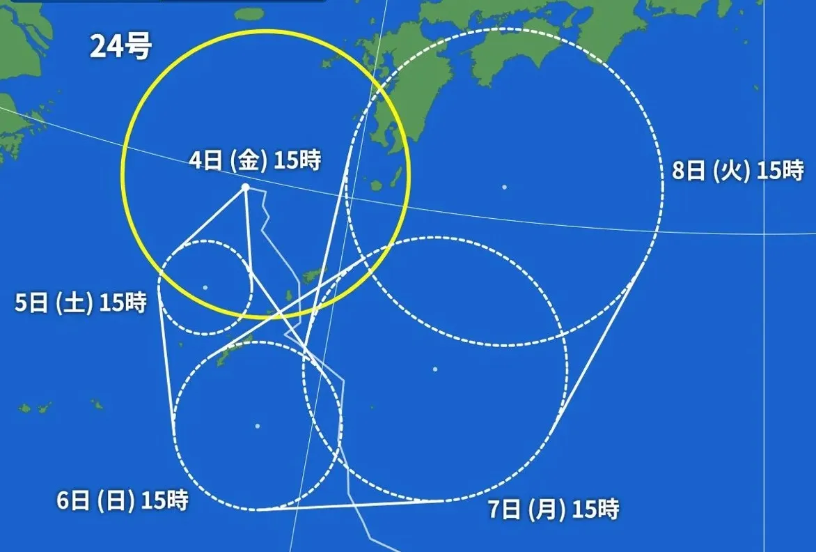 迷走台風・・・奈良市は大丈夫？　思うがままにお気楽に。の過ごし方を目指して・・・